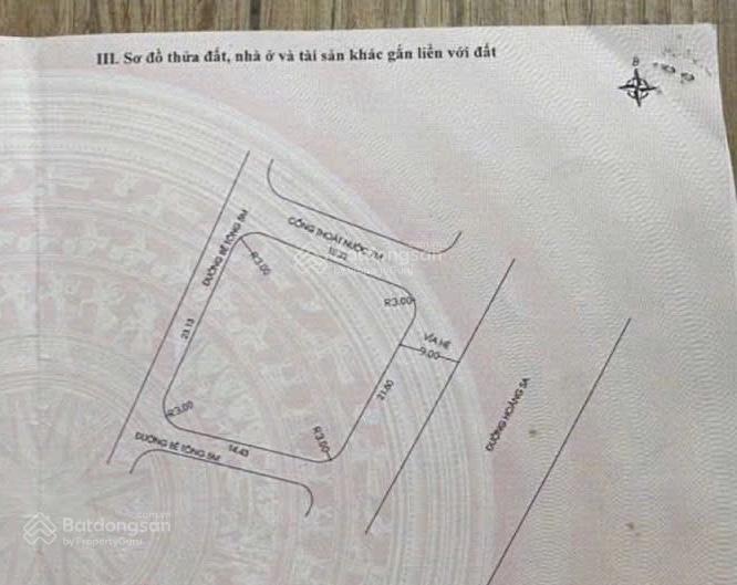 Bán đất 4 mặt tiền tại hoàng sa, sơn trà, giá thỏa thuận, 583.6m2