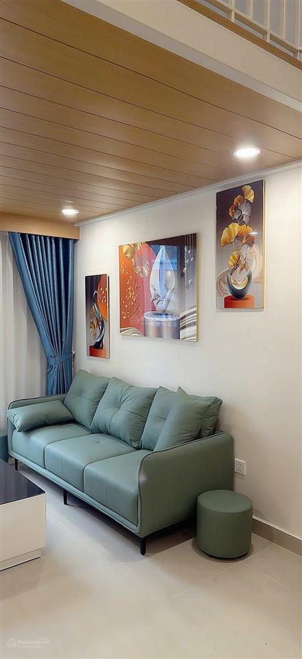 Cho thuê căn hộ 1pn + 1 thiết kế 2 tầng , bàn giao full nội thất , sạch sẽ , hiện đại