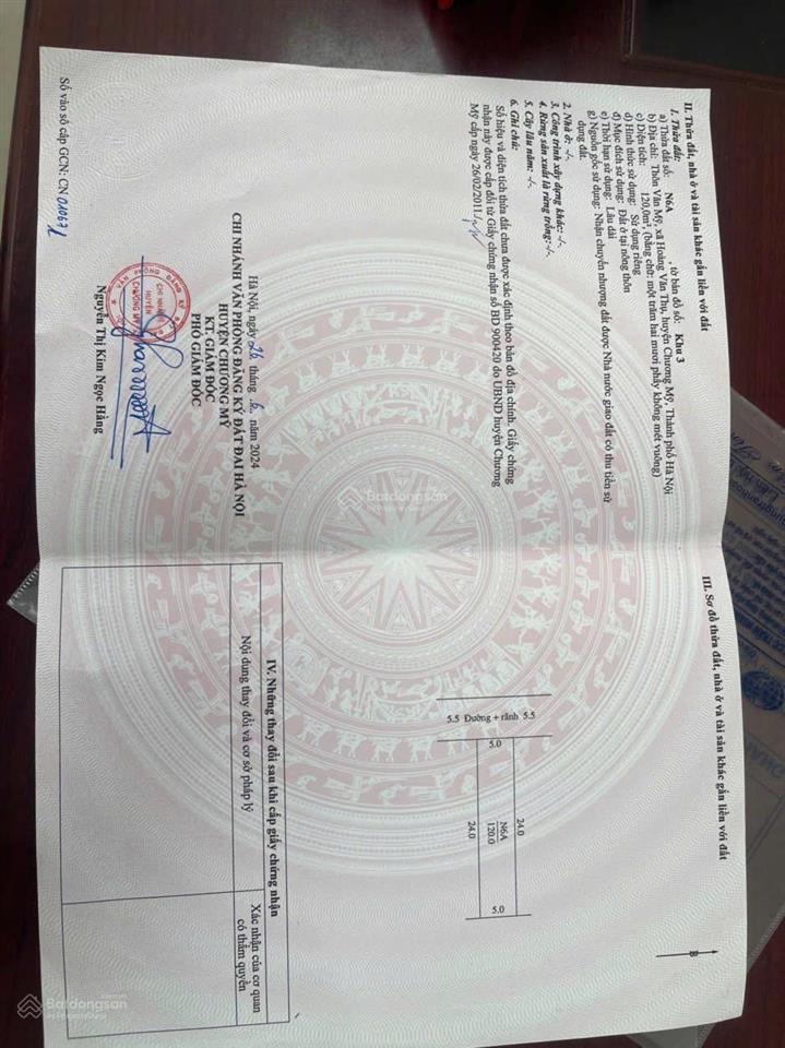 Bán đất tạithôn văn mỹ xã hoàng văn thụ huyện chương mỹhà nội