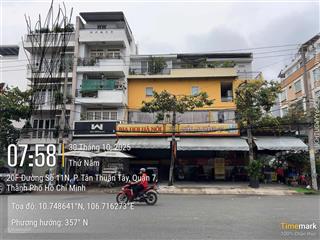 Chính chủ bán nhà góc 2 mặt tiền 229m2, ngang 19,11m, 4 tầng + 1 hầm, khu cư xá ngân hàng quận 7