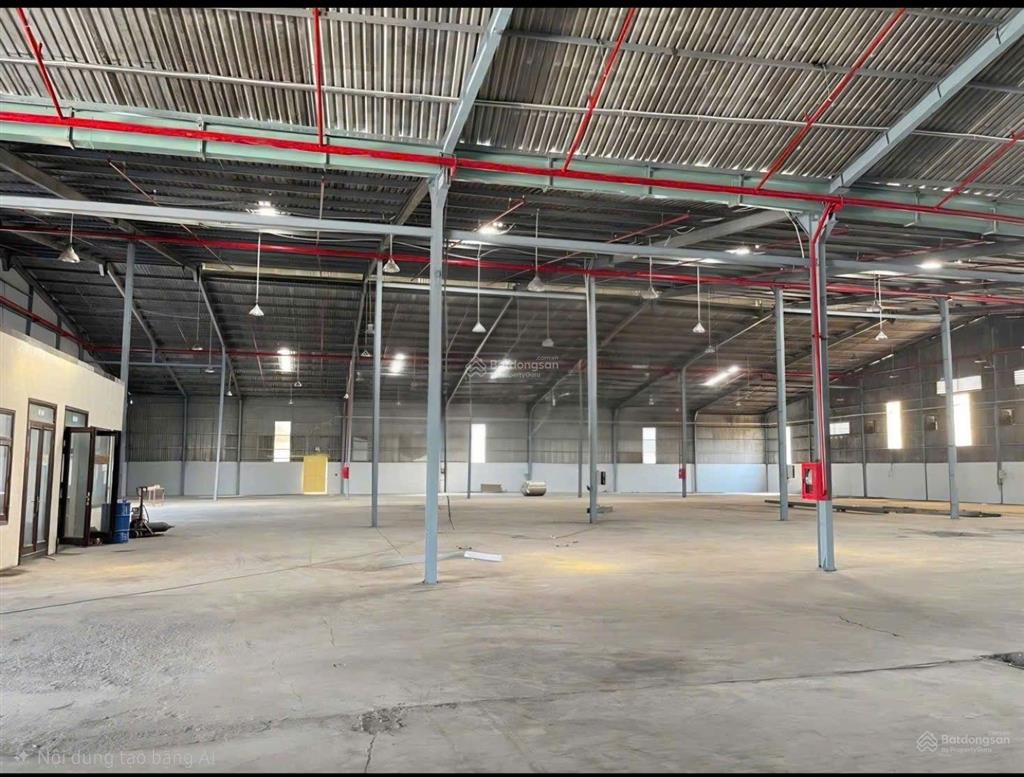 Cho thuê nhà xưởng tân uyên bd. dtkv 7500m2, xây dựng 5300m2. 450tr