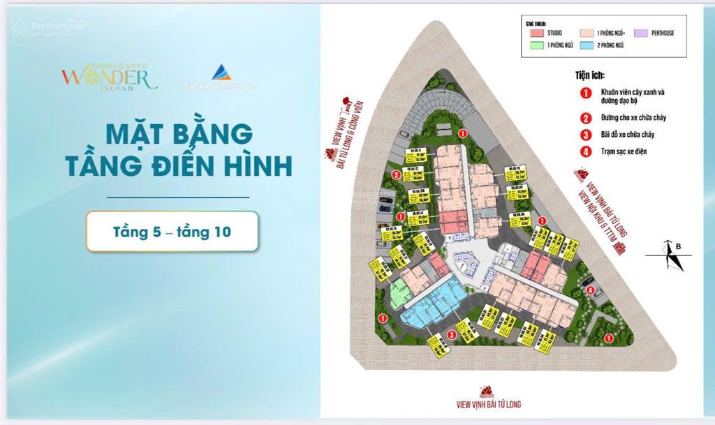 Bán căn studio 30m2 giá tốt dự án vân bay vân đồn, tầng đẹp, ck 9%, htls 24t