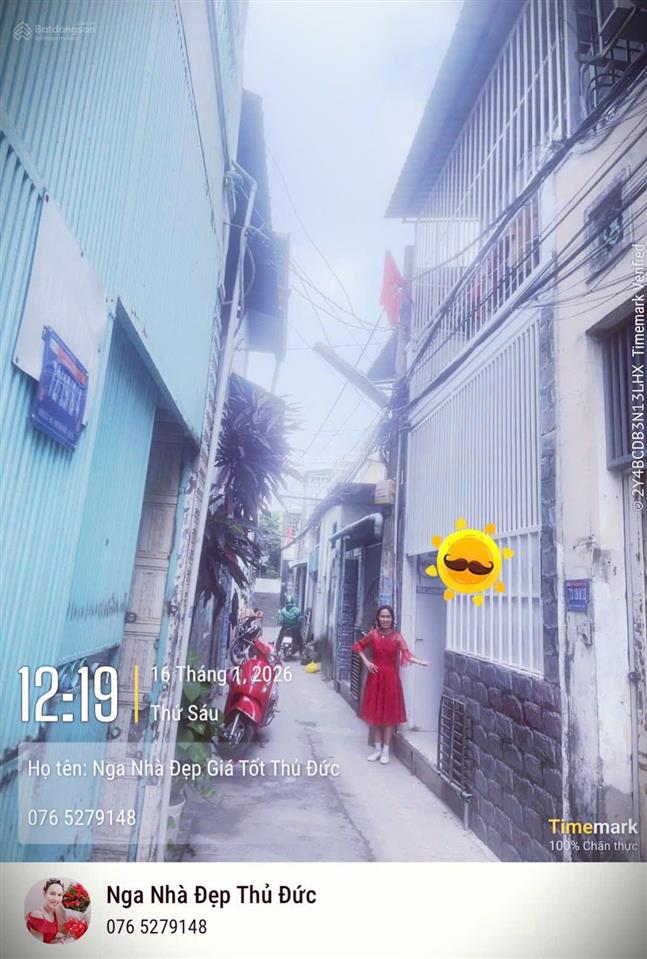 Nhà 2 tầng hiệp bình phước gần ql13 sát vạn phúc city đã sửa mới ở ngay