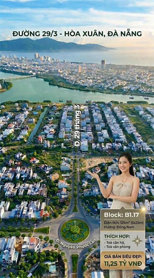 [bán đất] đường 29/3  trục đường huyết mạch hoà xuân.