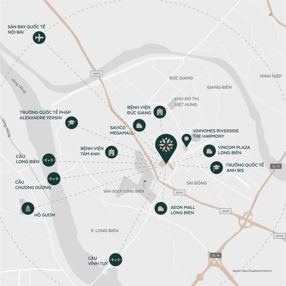 Hiếm! duy nhất chung cư mới long biên đầy đủ tiện ích giá chỉ từ 65tr/m2