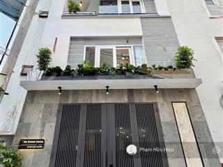 1 đón tết nhà mới phú nhuận, 5 tầng btct, hẻm xe tải thông, full nội thất