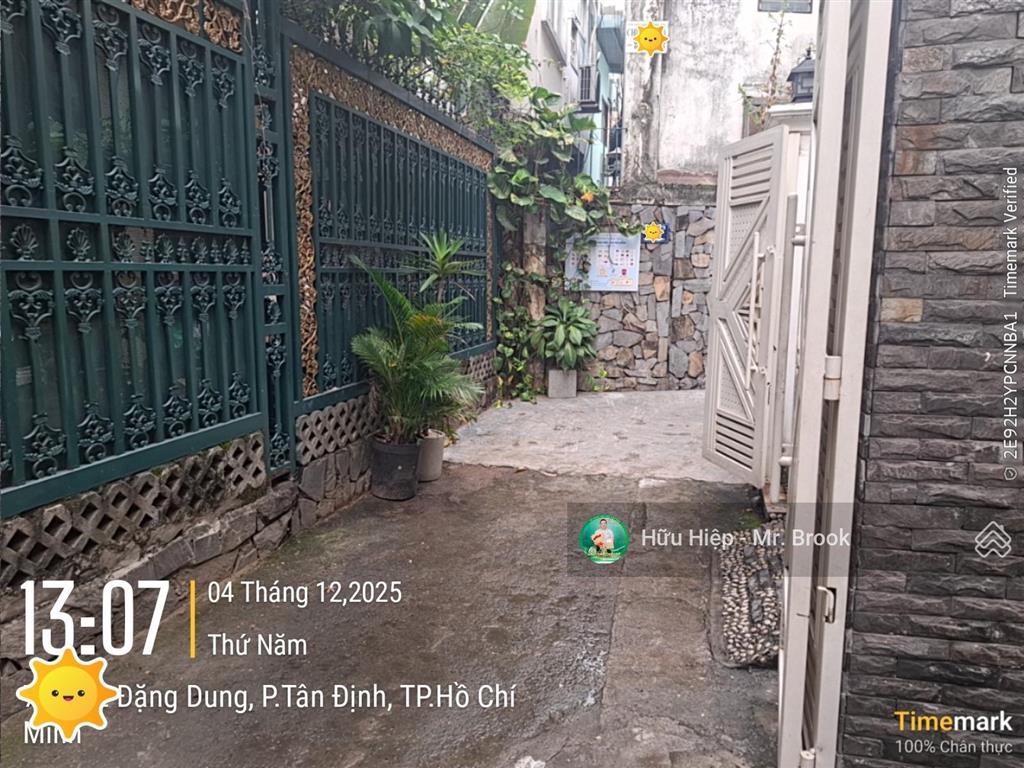 Bán nhà hẻm xe hơi đặng dung quận 1, khu tân định  ngang 9.6m, dt 43,4m2 ở ngay, giá 18 tỷ