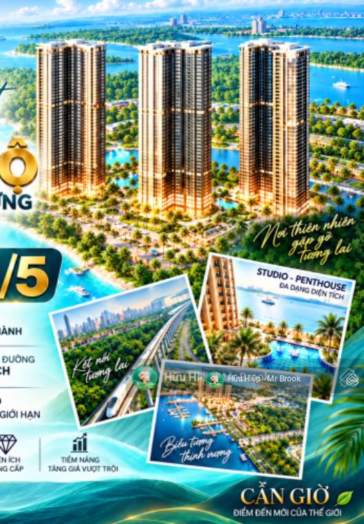 Căn cao tầng vinhomes green paradise cần giờ