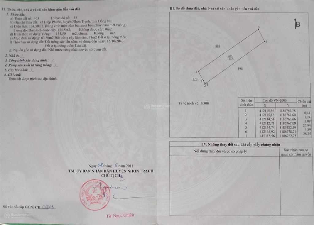 Bán nhà riêng chính chủ 135 m² tại nhơn trạch, đồng nai, ngay thị trấn hiệp phước