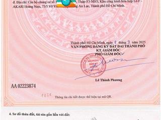 Bán căn hộ nhật bản 2pn2wc 85m2 phase2 akari city mặt tiền võ văn kiệt 5.3tỷ ( sổ sẵn)