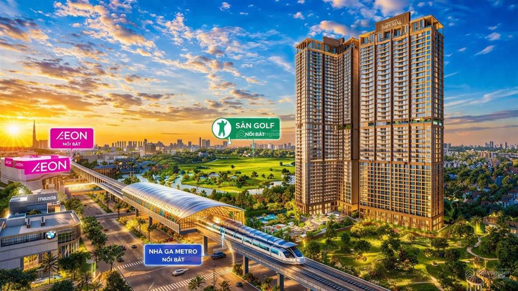 Căn hộ khải hoàn imperial đối diện aeon canary mặt tiền ql13 t.thanh 360tr(10%) là nhận nhà