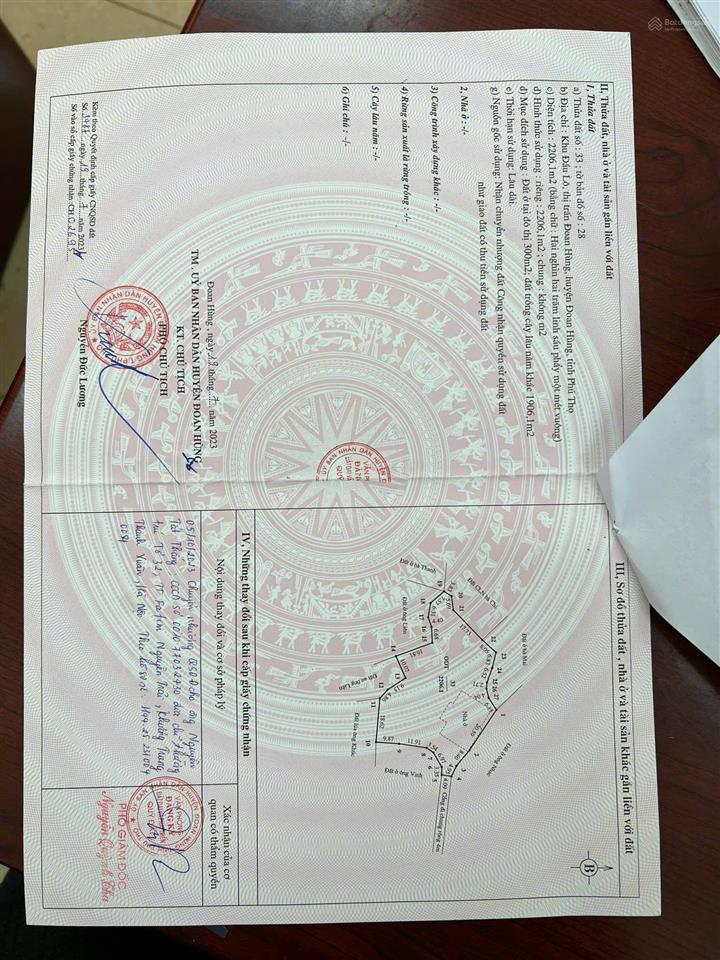 Bán gấp trang trại, khu nghỉ dưỡng tại quốc lộ 2, đoan hùng, 28 tỷ, 2206 m2