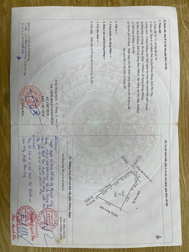 Bán trang trại đẹp, nhiều tiện ích tại quốc lộ 2, đoan hùng, 12 tỷ, 1344m2