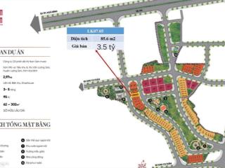 Chính chủ bán lô 2 mặt tiền tại 9 downtown lương sơn 3,5 tỷ, 85,6 m2