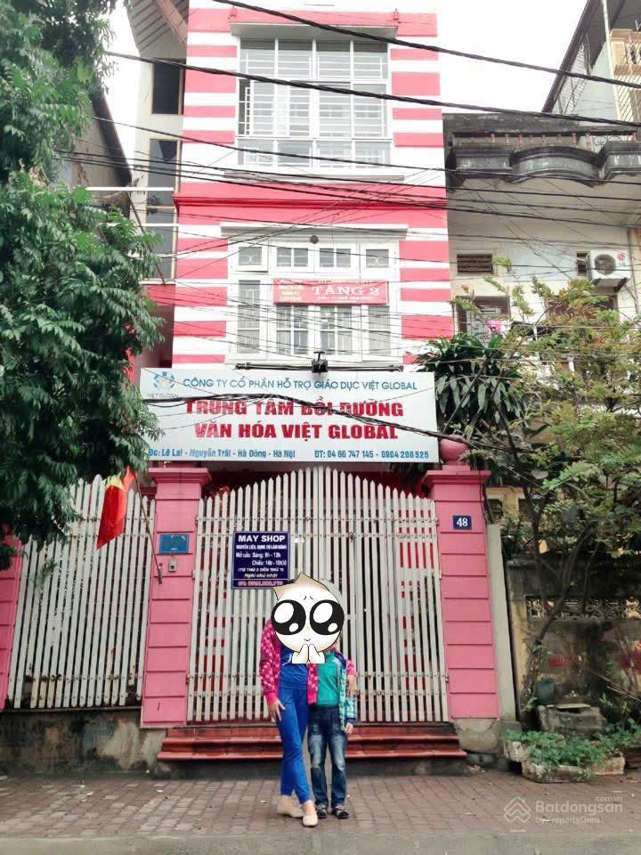 Nhà tôi chính chủ cần cho thuê nhà mặt phố lê lai hà đông