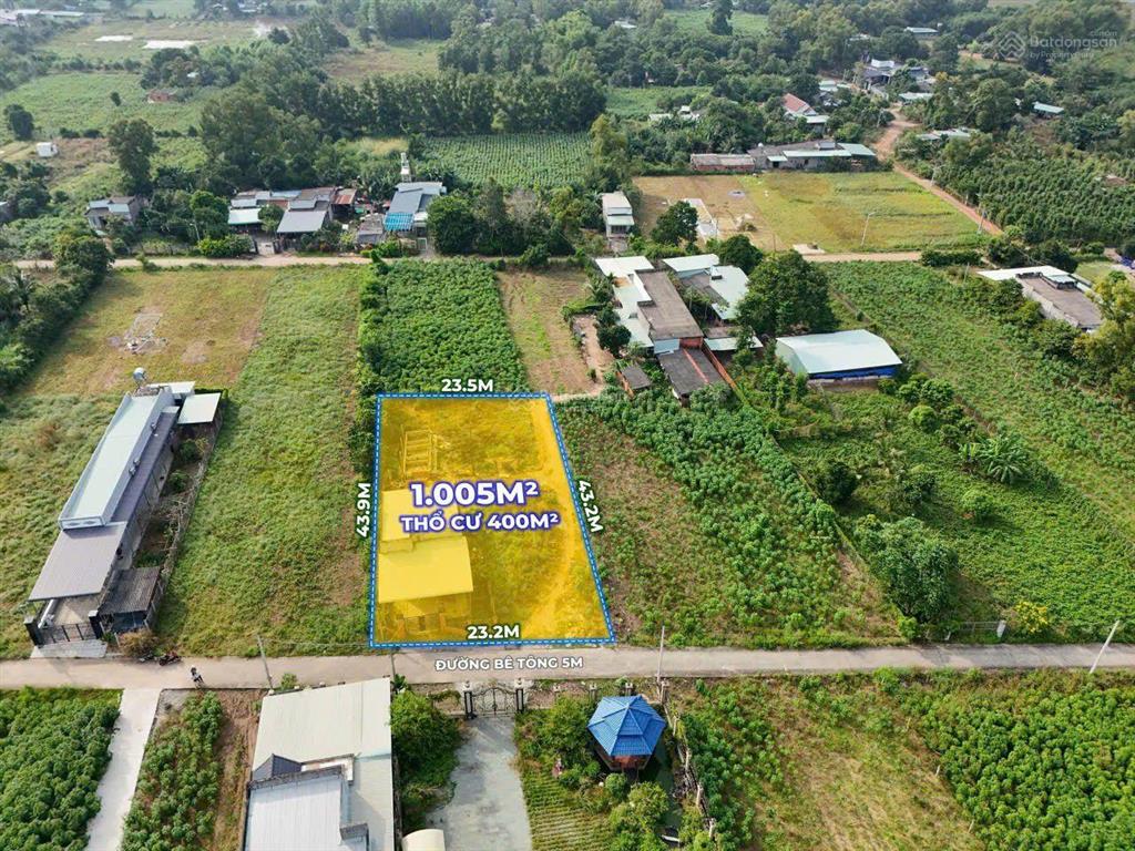 Bán đất nền 991m2  gần kcn sonaderzi