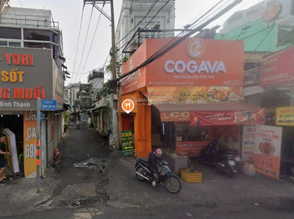 Cho thuê mặt bằng 2 mặt tiền có phòng ngủ lại phan văn trị, p. 14, q. bình thạnh 18,5 triệu/tháng