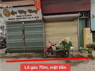 Bán lô góc 70m mặt chợ mai động, hương mạc , từ sơn.đường 2 ô tô tránh sẵn nhà cho thuê 4.45 tỷ