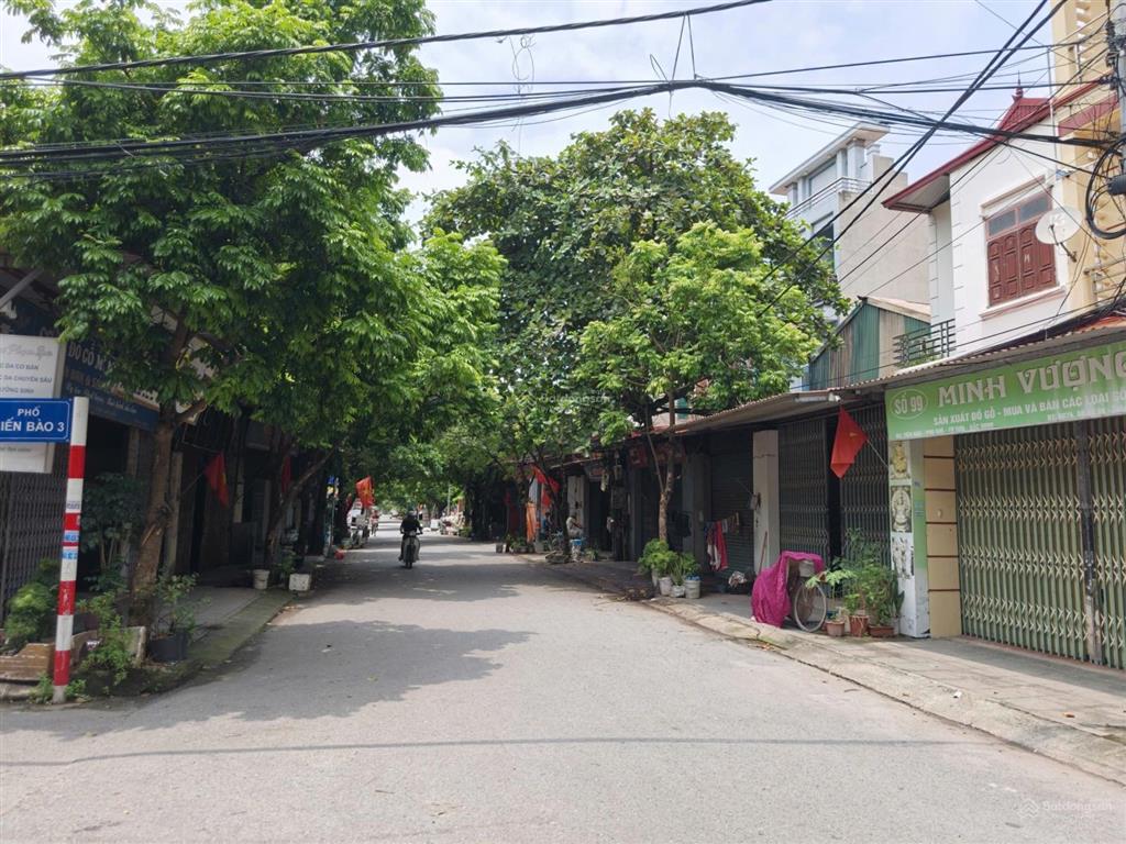 Hàng hiếm kđt tiến vào phù khê, từ sơn  97.5m2. chỉ 4.6 tỷ  lô áp góc view vườn hoa