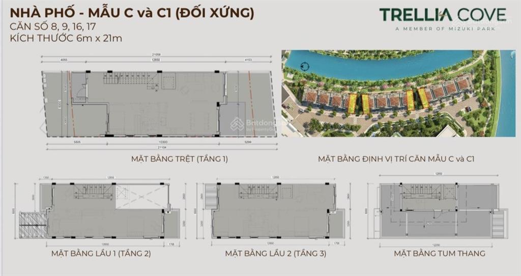 Nâng tầm đẳng cấp nhà phố view kênh trellia  mizuki park (căn góc siêu đẹp) 20 tỷ