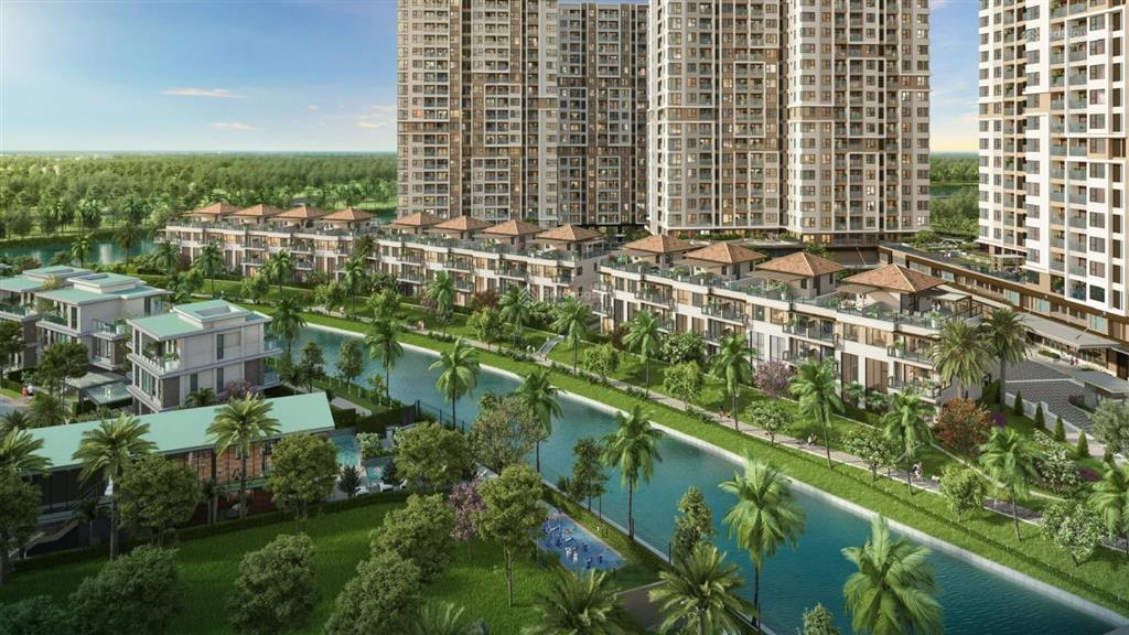 Nâng tầm đẳng cấp nhà phố view kênh trellia  mizuki park (căn góc siêu đẹp) 20 tỷ