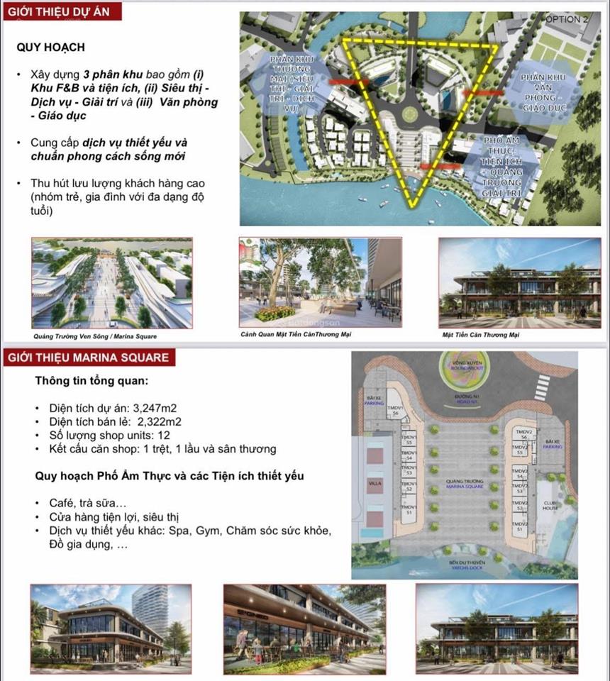 Shophouse 8,5 tỷ18,8 tỷ quảng trường bến du thuyền mizuki park sẵn sổ, sẵn hợp đồng thuê