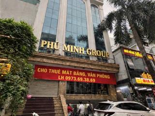 Mặt bằng kinh doanh tầng 1,2 phố trần thái tông, dịch vọng hậu 360m mặt tiền 11m