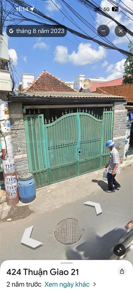 Bán nhà đất mặt tiền thuận giao 21, tp. hồ chí minh, ngang 9.6m gần 22/12