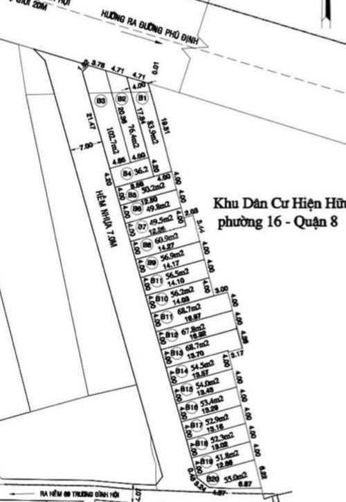 Bán đất ở trương đình hội, quận 8, giá cực chất 5 tỷ, 50m2, mặt tiền 4m