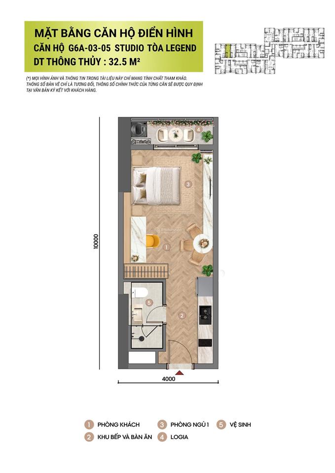 Còn hiếm có 1 căn studio 32m2 giá 1,51 tỷ hướng mát, tầng 16 cực hót sun glory residence