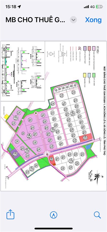 Bán đất khu công nghiệp sông lô 2  tỉnh vĩnh phúc