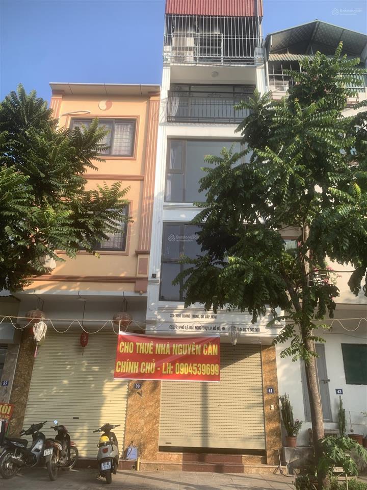 Chính chủ cho thuê nhà nguyên căn 5 tầng mặt phố ngọc thuỵ