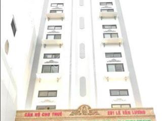 Bán tòa chdv lê văn lương q7 hđt 250 triệu  9x30m cn 360m2  hầm 7t  giá bán 80 tỷ tl