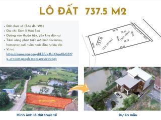 Bán đất hoa sơn, nam sơn, sóc sơn  737.5m2