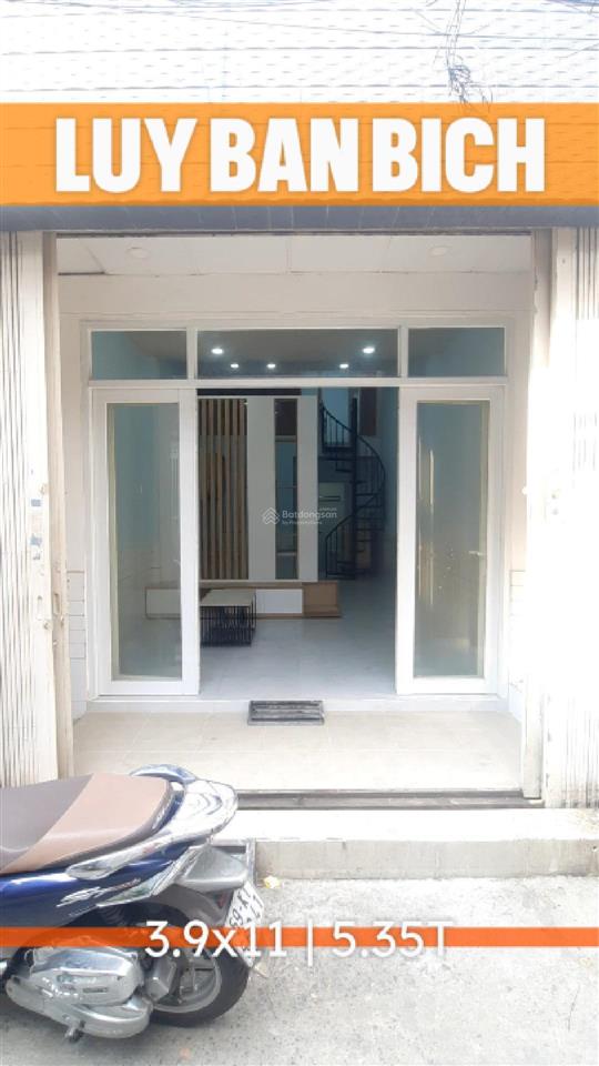 [có clip] nhà 2 tầng luỹ bán bích, tân phú, kế hẻm xe hơi, mới đẹp vào ở ngay