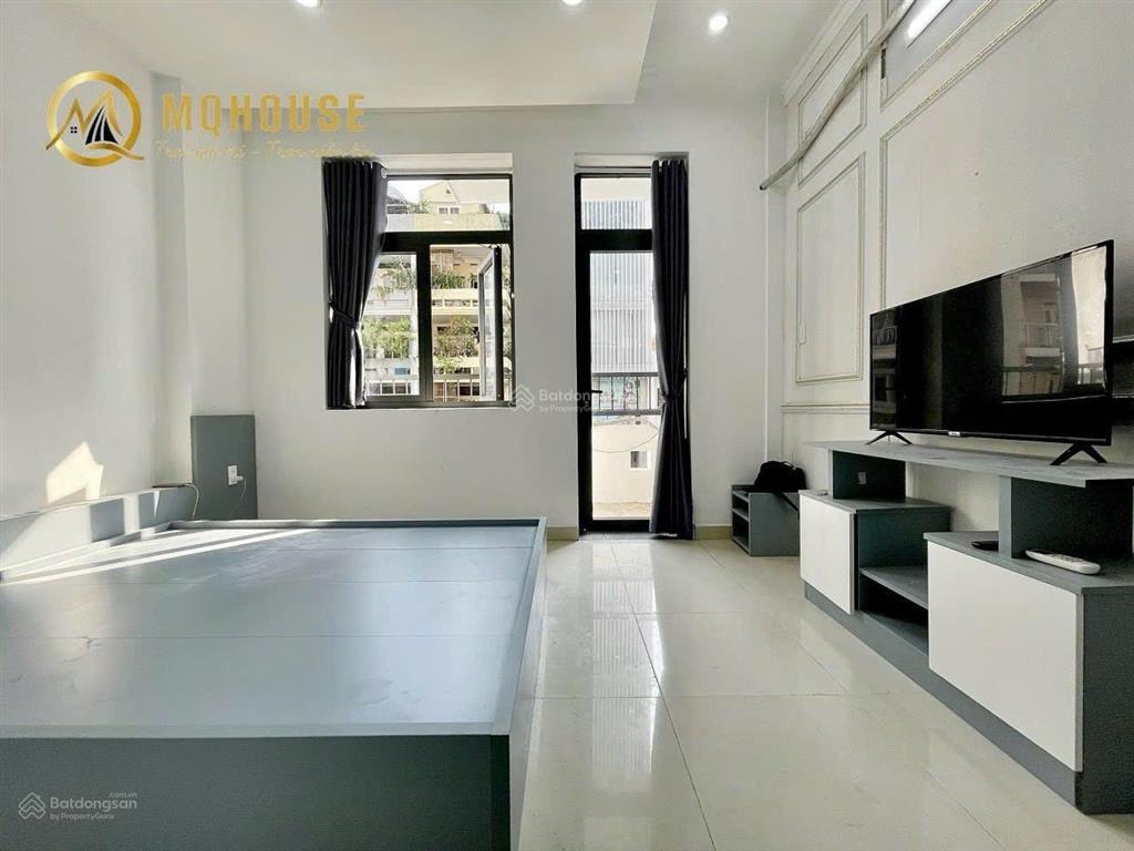 Cho thuê căn hộ 1pn rộng thoáng nguyễn bỉnh khiêm, quận 1, ngay vòng xoay điện biên phủ, bancol