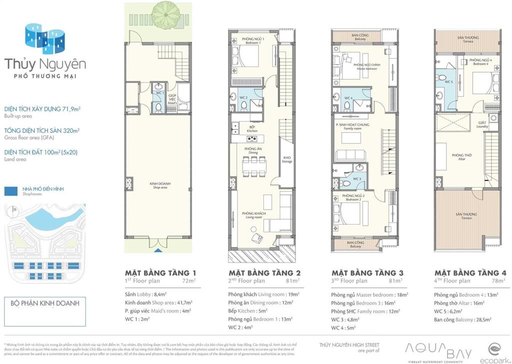 Cơ hội hiếm nhà phố 4 tầng thủy nguyên, vừa ở vừa kinh doanh, dòng tiền ổn định, kđt ecopark