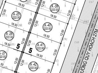 Siêu phẩm 222m2 mặt tiền 12m vị trí đẹp trục đường 27m cách kcn wha 200m siêu hot