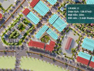 Hàng hiếm square city vạn xuân | lô góc 3 mặt tiền 138,6m kinh doanh đỉnh