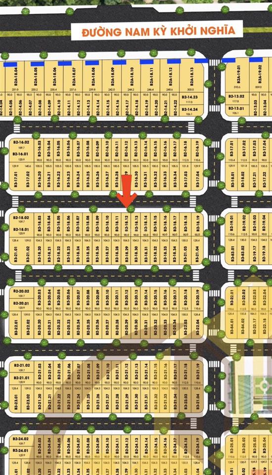 Siêu phẩm giá tốt 90m2 khu fpt  đường 7m5  cách nam kì khởi nghĩa 100m