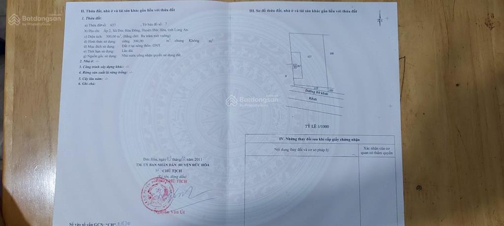 Chính chủ bán đất thổ cư tại đức hòa, long an