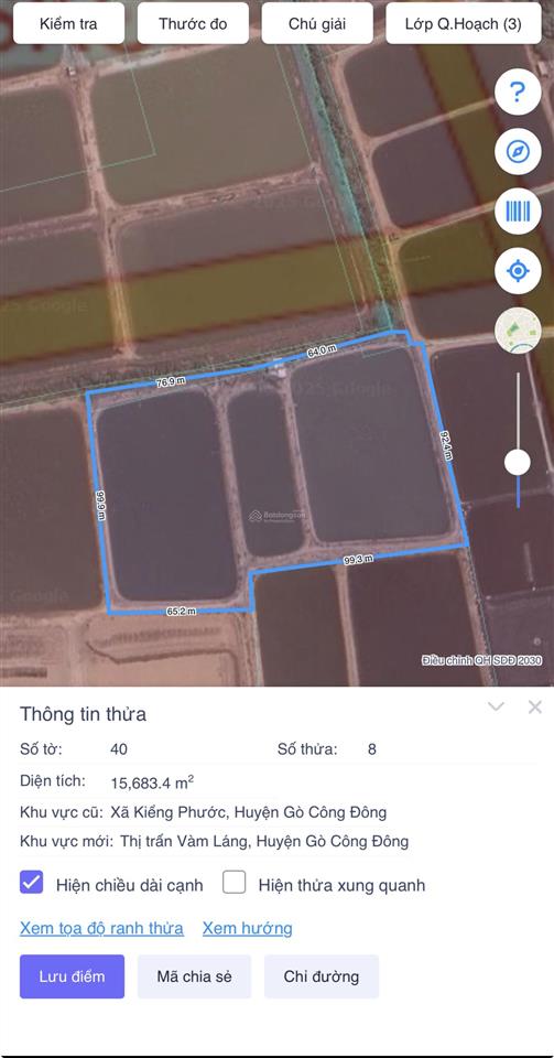 Đất gần đường ven biển tân thành, gần goco bay đồng diều, kế bên cảng cá vàm láng