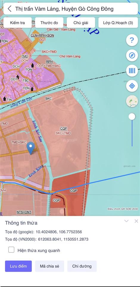 Đất gần đường ven biển tân thành, gần goco bay đồng diều, kế bên cảng cá vàm láng