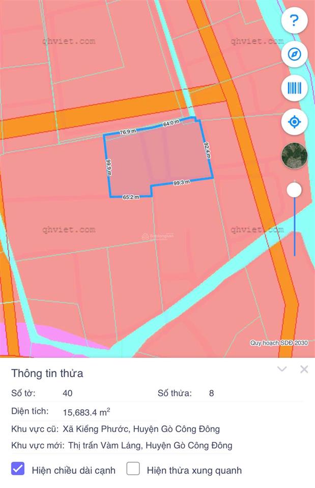 Đất gần đường ven biển tân thành, gần goco bay đồng diều, kế bên cảng cá vàm láng