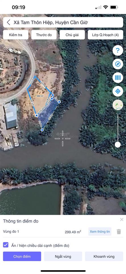 Mặt tiền nhựa bà xán, bình khánh view sông(tắc tây đen)