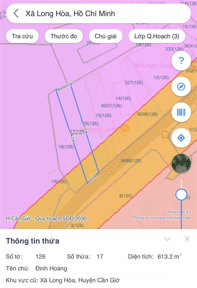 Đất mặt tiền duyên hải kdc đông đúc  cách vin chỉ 800m