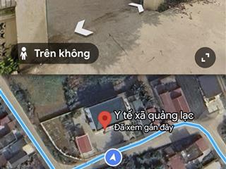 Cho thuê đất trống (thổ cư) 2 mặt đường 7m liên thôn (quảng cư, quảng lạc). dt 1000m2 (50mx20m)