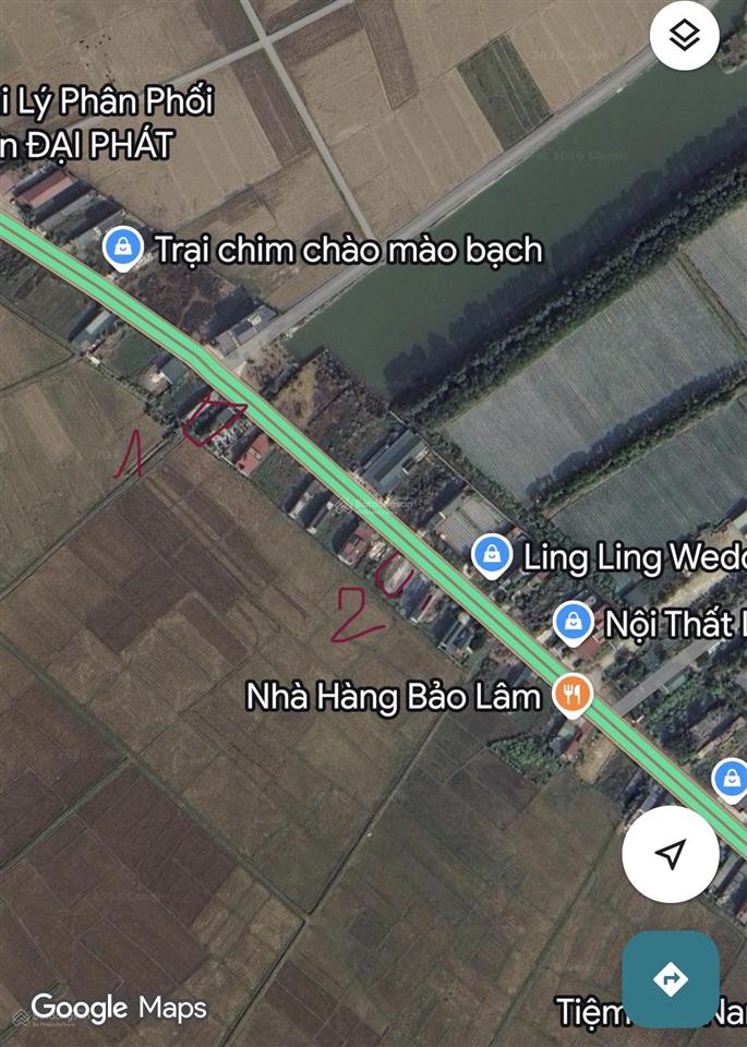 Cho thuê đất trống (thổ cư) mặt đường ql12b (quảng lạc). dt 130m2 (mặt tiền 5m)
