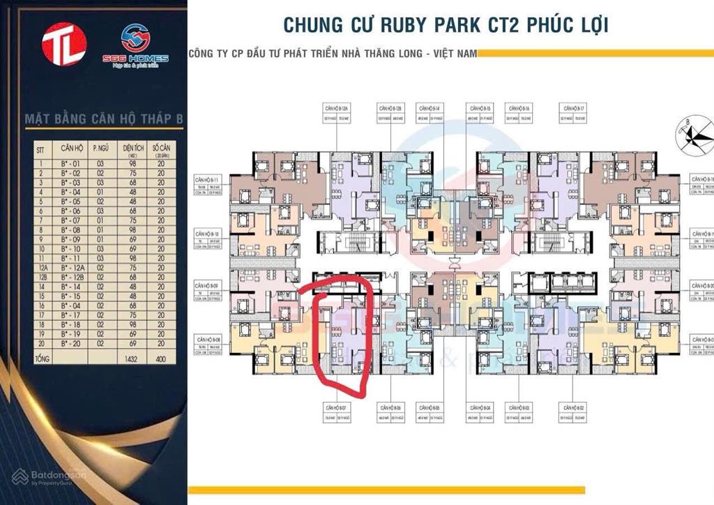 Mình cần ra hàng cho khách căn ruby park toà b tầng 8 2pn giá mua gd1 ai cần inbox 0915 665 ***