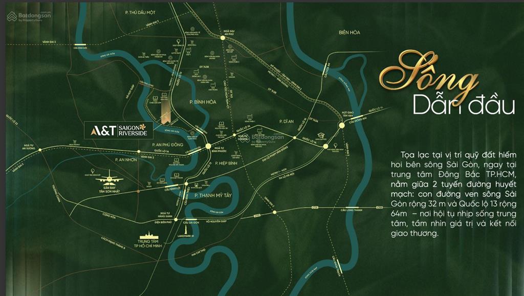 Bán căn hộ 1pn, 1wc tại a&t saigon riverside, 2,4 tỷ, 45m2, giá ưu đãi có chiết khấu